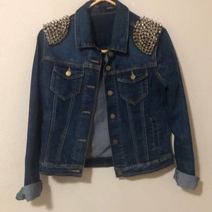 Stud jean jacket